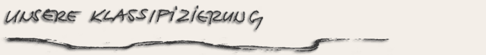 Unsere Klassifizierungs